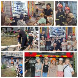 Зустріч дітей із пожежниками