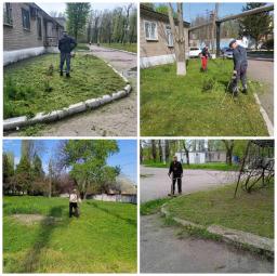Продовжуються роботи з благоустрою території Довгинцівського району