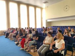 Сьогодні відбулась зустріч з лідерами учнівського самоврядування району