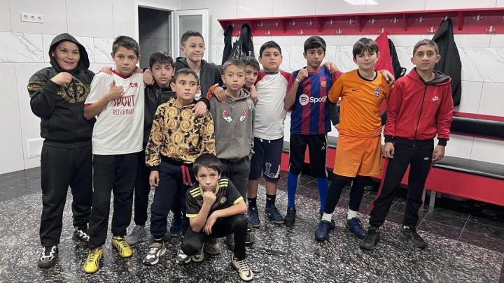 Перше тренування на професійному футбольному полі