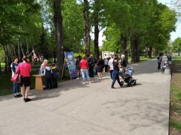 14 травня 2021 року в рамках реалізації соціального проєкту «Активні парки - локації здорової України» організувано виставку технічної творчості, майстер-клас з початкового технічного моделювання