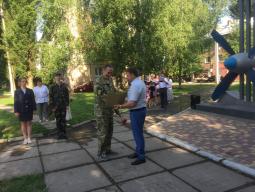 З нагоди Дня вшанування учасників антитерористичної операції відбувся мітинг та урочисте покладання квітів