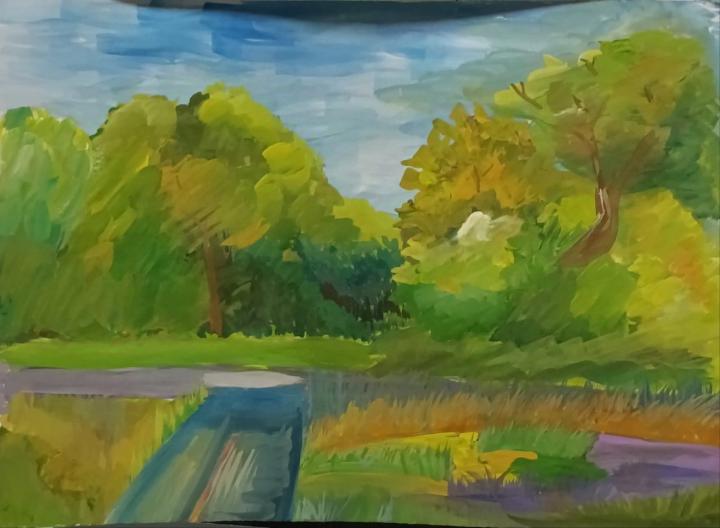 В музичній школі №11 відбулась виставка робіт учнів художнього відділу з теми: «Осінній настрій»