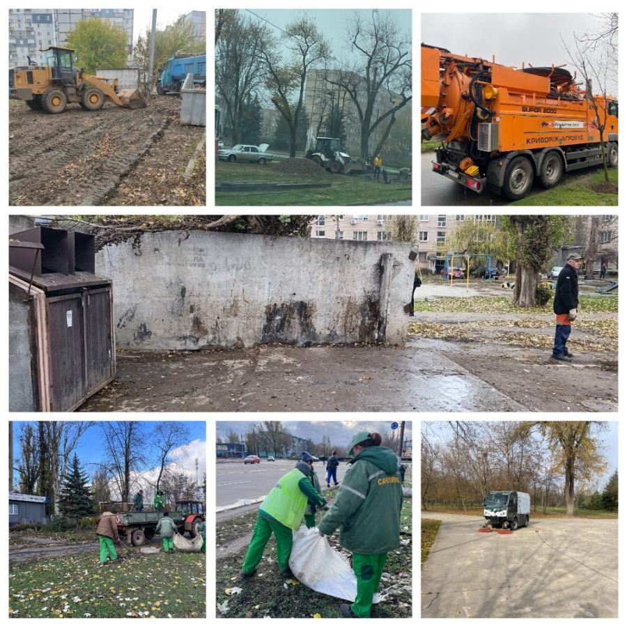 Заходи з благоустрою територій району