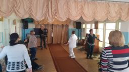 З нагоди Дня закоханих до КУ «Територіальний центр соціального обслуговування (надання соціальних послуг) у Довгинціівському районі» завітав співак з Італії – Роберто Річчо