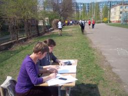 14 квітня 2016 року відбулися змагання на першість району з легкоатлетичного 4-х борства