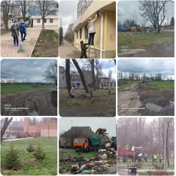 В рамках акції «Чистий четвер» тривають заходи з благоустрою території району