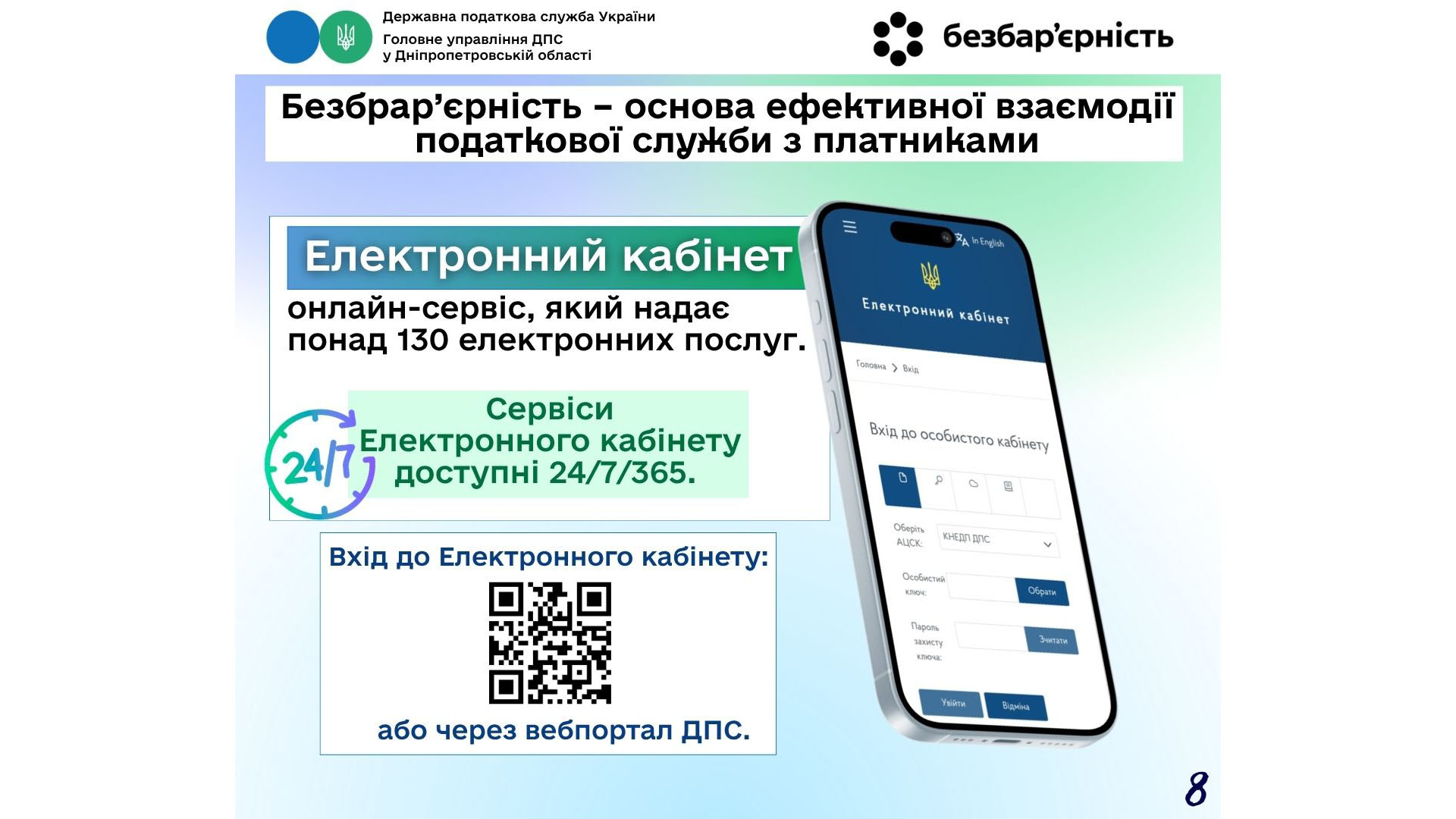 Безбар'єрність - основа ефективної взаємодії податкової служби з платниками
