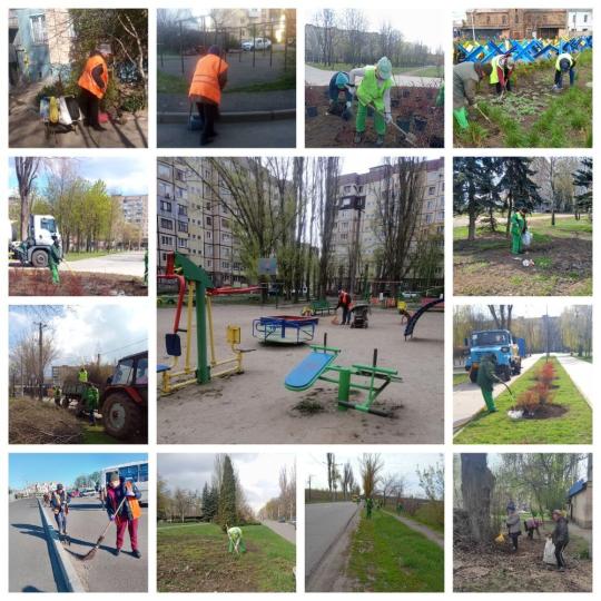 Комунальні служби, підприємства та організації системно працюють, щоб наш район ставав чистішим, охайнішим і комфортнішим для життя