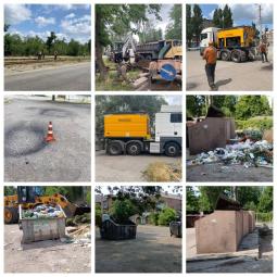 Продовжуються заходи з благоустрою території району