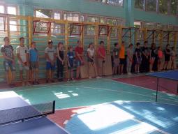 16 серпня 2018 року відбулися змагання на першість Довгинцівського району з настільного тенісу за програмою спартакіади «Юність-2018»