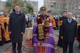 Велике свято відбулося 19 жовтня 2012 року у храмі на честь Різдва Христового, який будується та знаходиться на мікрорайоні «Східний-2,3»