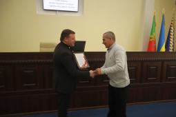 Відбувся урочистий прийом голови районної в місті ради з нагоди Дня працівників житлово-комунального господарства і побутового обслуговування населення