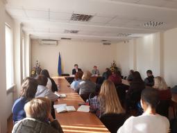 13 жовтня 2017 року відбулась інформаційна зустріч з суб’єктами господарювання, які надають побутові послуги населенню району