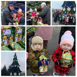 Солодкі подарунки дітям до зимових свят