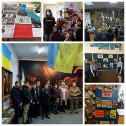 До Дня Героїв Небесної Сотні протягом тижня у всіх закладах освіти району проведено тематичні заходи