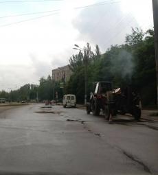 Щодо асфальтування території району