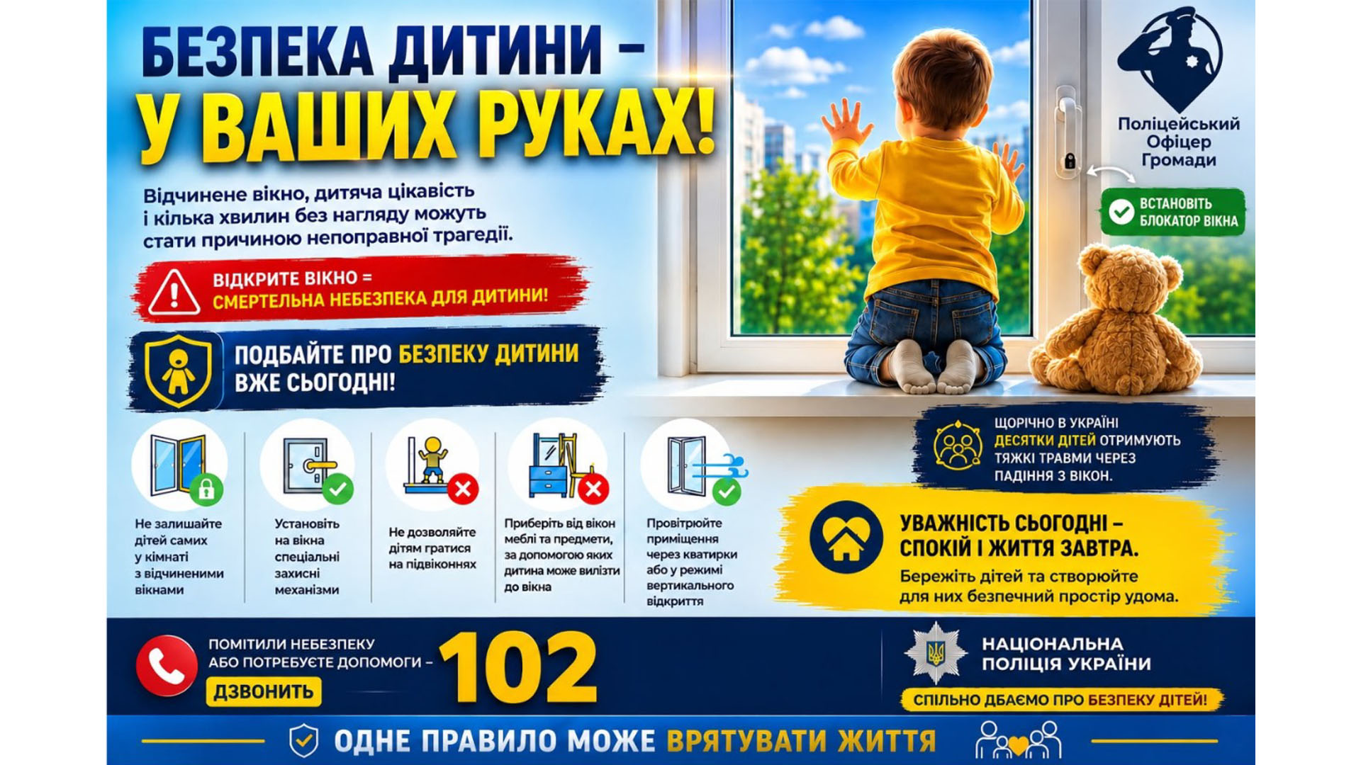 Безпека дитини – у ваших руках