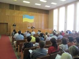 19 серпня відбулося пленарне засідання шостої сесії районної в місті ради