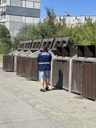 Цього тижня виконано роботи з дератизації контейнерних майданчиків Довгинцівського району