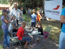 Шаховий турнір в парку «Ювілейний»