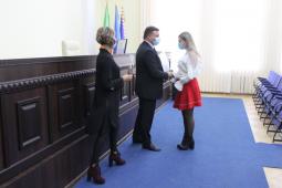 Урочистий прийом голови Довгинцівської районної в місті ради з нагоди Дня працівника освіти