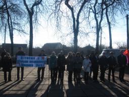 21 лютого 2014 року відбувся районний мітинг та урочисте покладання квітів до братської могили загиблих воїнів з нагоди 70-ої річниці визволення міста Кривого Рогу від фашистських загарбників