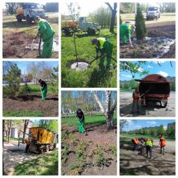 Продовжуються заходи з благоустрою території району