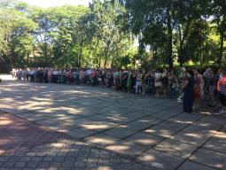 22 червня 2017 року відбулося урочисте покладання квітів до братської могили підпільників та радянських воїнів у Парку залізничників