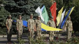 23 серпня 2018 року біля виконкому районної в місті ради урочисто піднято Державний Прапор України