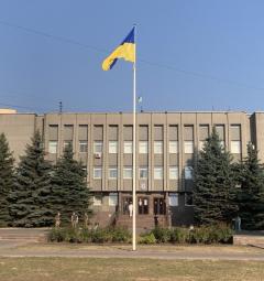 Урочисте підняття Державного Прапора України