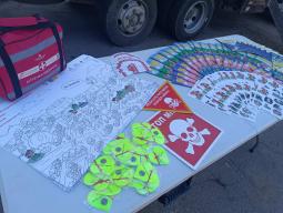 Учням Криворізької Вальдорфської гімназії працівники Державної служби України з надзвичайних ситуацій продемонстрували правила безпеки