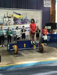 Вітаємо Вікторію Іщук та її тренера Олександра Удовіченка з перемогою у Чемпіонаті України з важкої атлетики серед юніорів до 20 років
