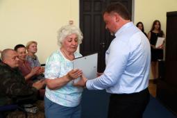 З нагоди 249-ї річниці заснування Кривого Рогу відбувся урочистий прийом голови районної в місті ради Ігоря Ратінова