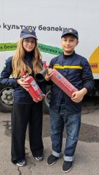 Мобільний клас безпеки завітав до вихованців Криворізької гімназії №109 «Темп»