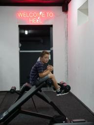 Завдяки отриманому гранту, підприємець придбав тренажери для обладнання спортивного клубу на мікрорайоні «Східний-2»