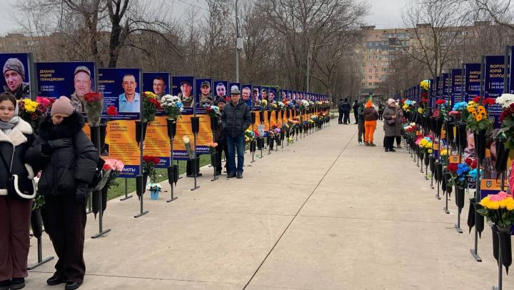 Сьогодні відбулось відкриття Алеї Слави на честь військовослужбовців, загиблих (померлих), які захищали незалежність, суверенітет і територіальну цілісність України
