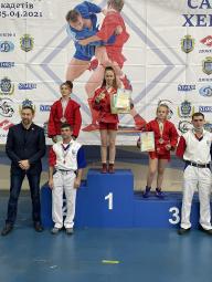 Чернуха Вероніка та Головейко Анастасія посіли І та ІІІ місце у Чемпіонаті України з боротьби самбо серед кадетів