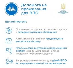 Зміни до Порядку оформлення і видачі довідки про взяття на облік внутрішньо переміщеної особи