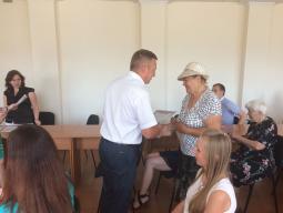 27 червня 2017 року відбувся урочистий прийом голови районної в місті ради з нагоди Дня Конституції України