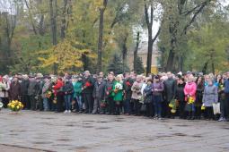 27 жовтня 2017 року відбулось урочисте покладання квітів з нагоди 73-ої річниці від Дня визволення України від фашистських загарбників
