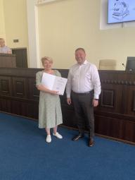 Напередодні Дня працівників торгівлі відбувся урочистий прийом голови районної в місті ради Ігоря Ратінова