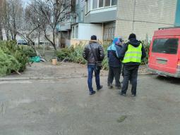 28 грудня 2016 року проведено моніторинг розміщення спецобладнання з продажу ялинок на території Довгинцівського району