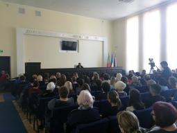 Привітання педагогів Довгинцівського району з професійним святом