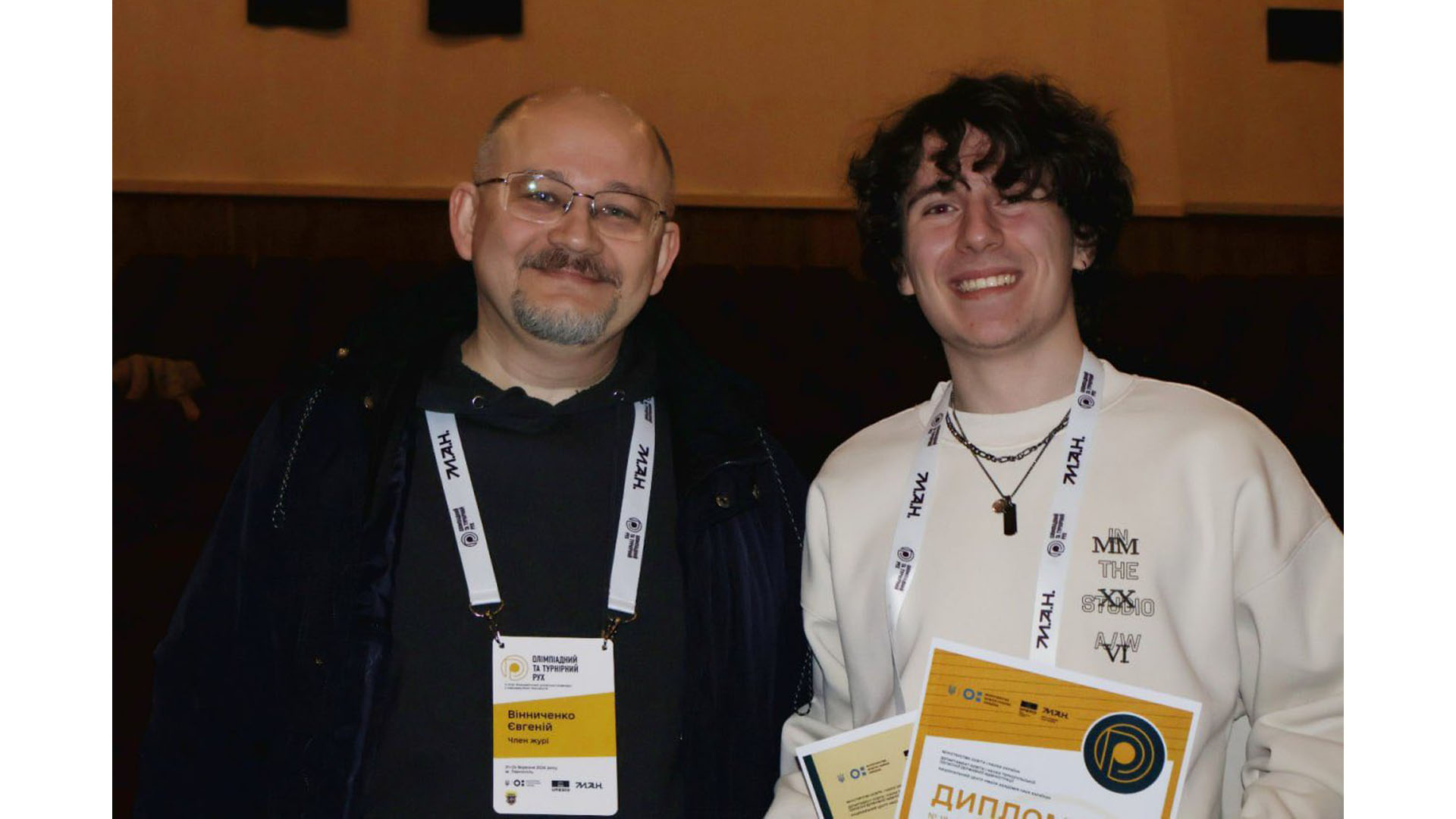 Вітаємо Данилкіна Єгора, який здобув перше місце на III етапі Всеукраїнської учнівської олімпіади з інформаційних технологій