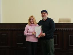 3 листопада 2023 року в приміщенні виконкому Довгинцівської районної в місті ради відбулися урочистості з нагоди Дня залізничника