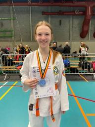 Юна спортсменка, учениця Криворізького ліцею №24, виборола друге місце на Міжнародному турнірі з рукопашного бою