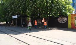 Тривають роботи з благоустрою Довгинцівського району