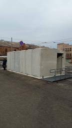 У зв’язку з монтажем модульних укриттів, тимчасово закрито до них доступ