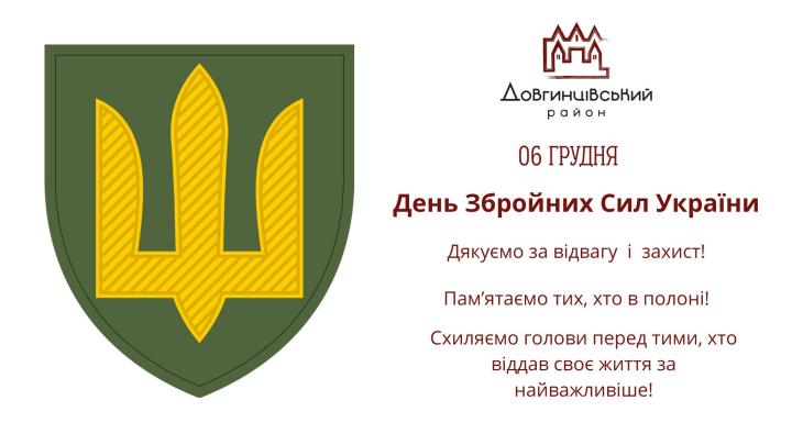 6 грудня – День Збройних Сил України